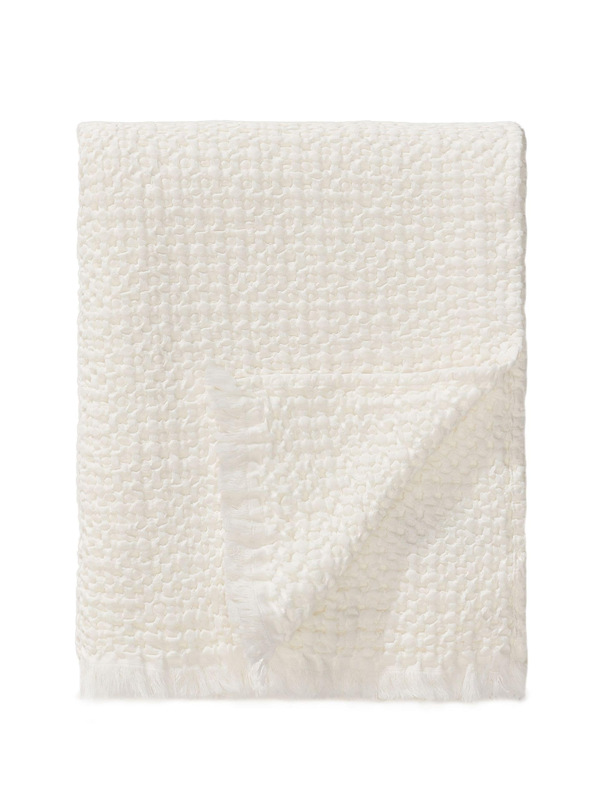 Baumwolldecke Cloe Cream von 