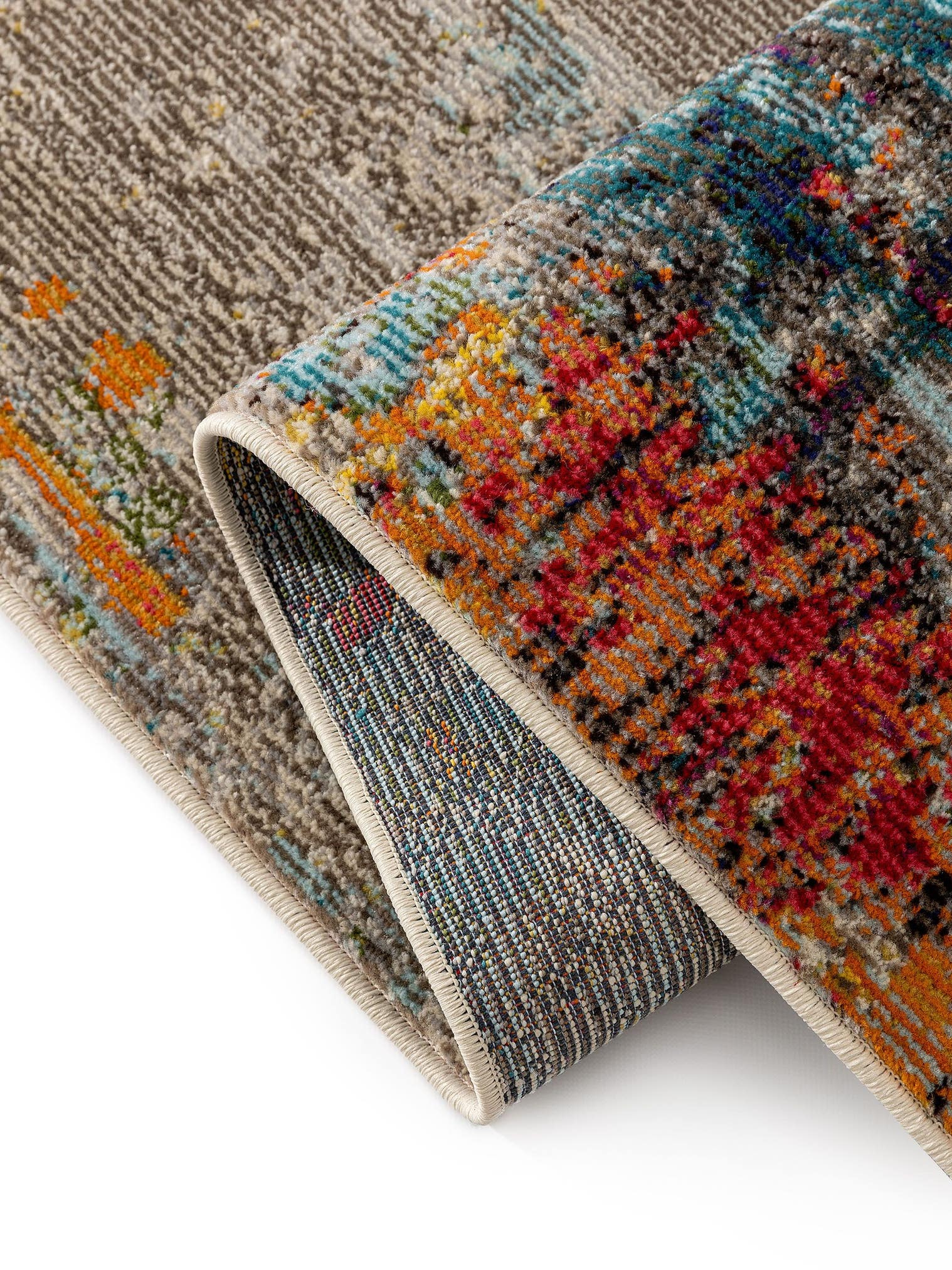 Teppich aus 100% Polypropylen in Multicolor mit 11 bis 20 mm hohem Flor von benuta Nest