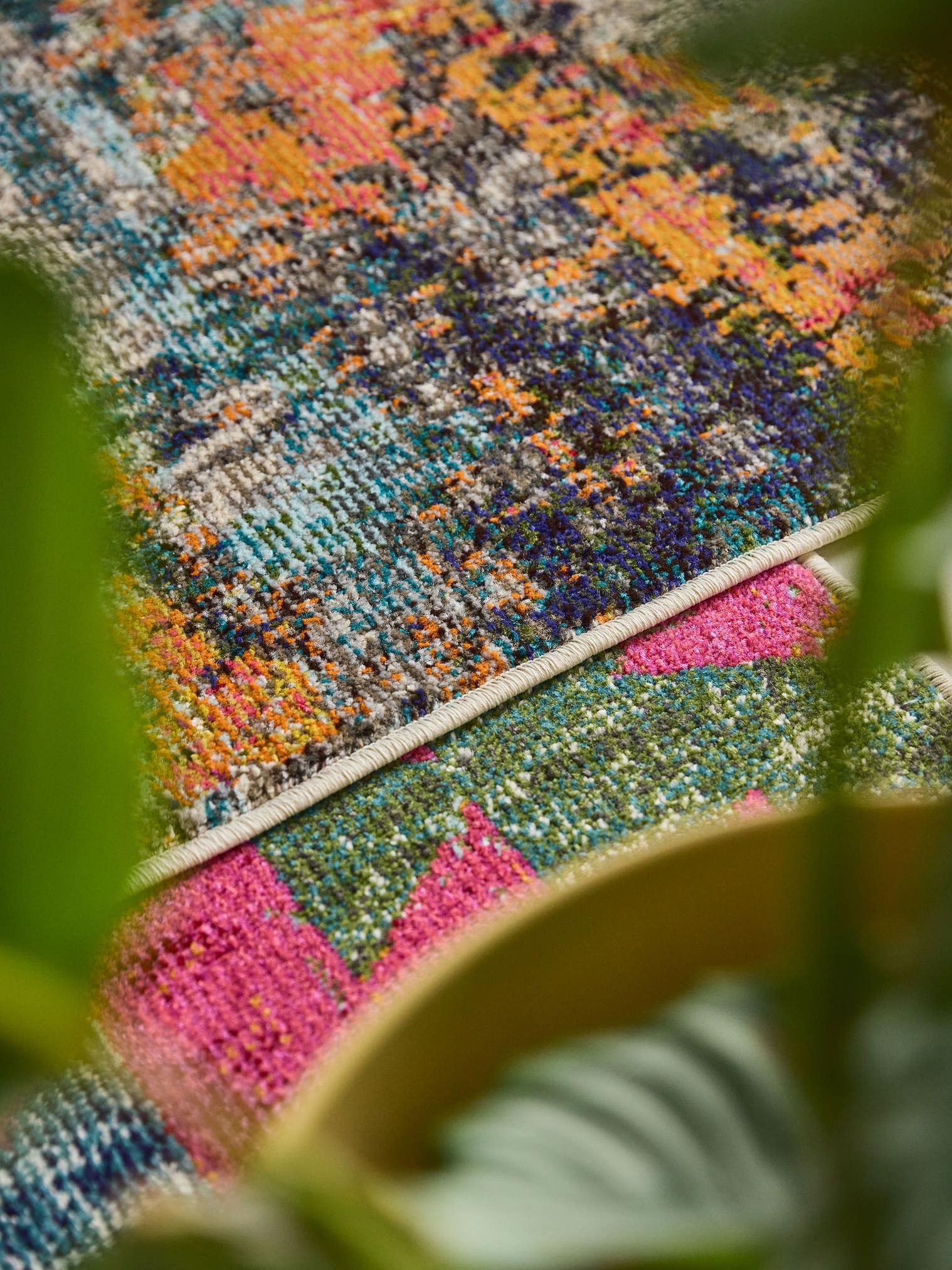 Teppich aus 100% Polypropylen in Multicolor mit 11 bis 20 mm hohem Flor von benuta Nest