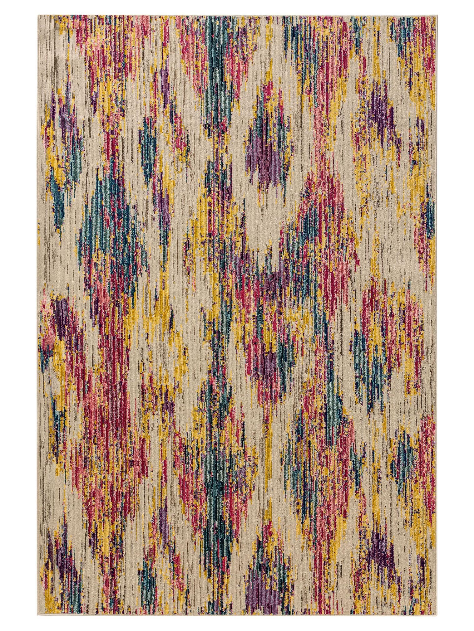 Teppich aus 100% Polypropylen in Multicolor mit 11 bis 20 mm hohem Flor von benuta Nest