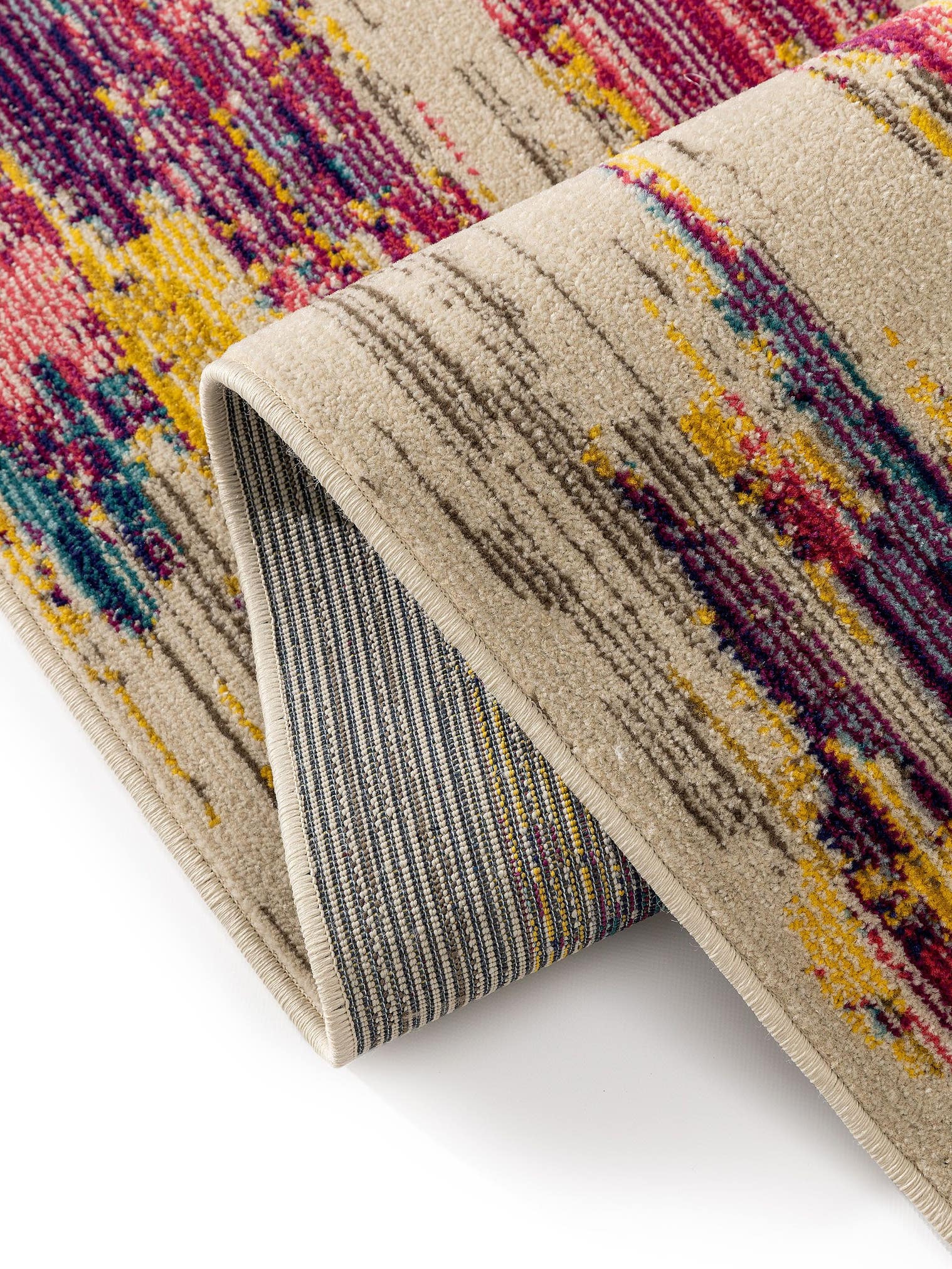 Teppich aus 100% Polypropylen in Multicolor mit 11 bis 20 mm hohem Flor von benuta Nest