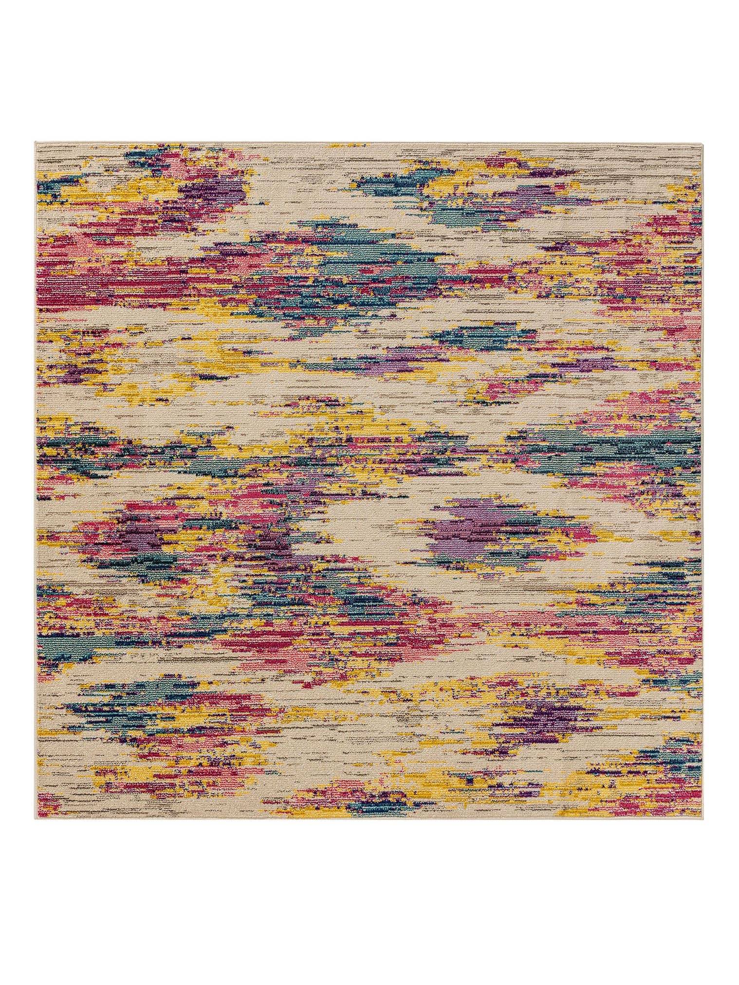 Rug made of 100% Polypropylene in Multicoloured with a 11 - 20 mm high pile by benuta Nest
