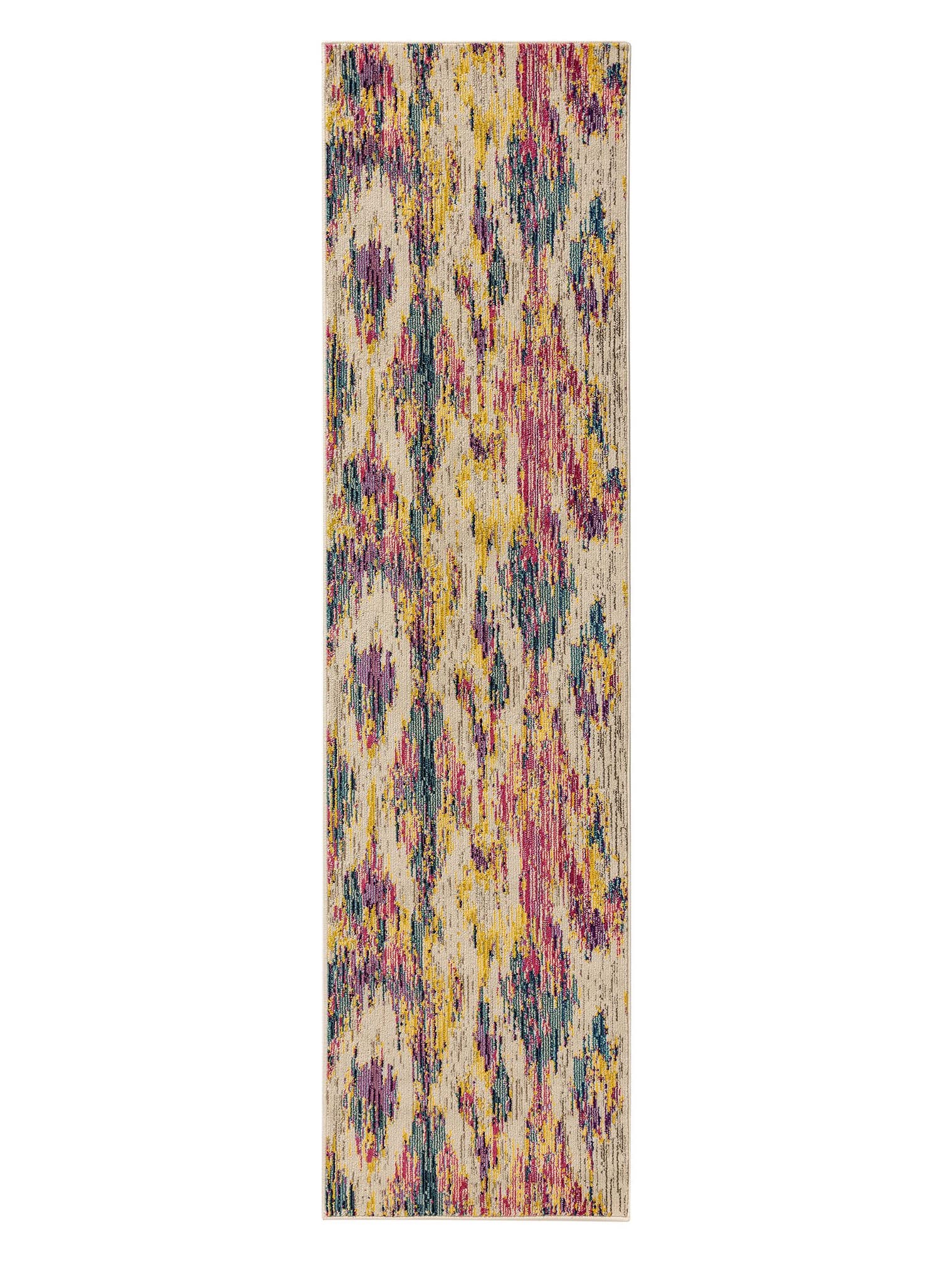 Rug made of 100% Polypropylene in Multicoloured with a 11 - 20 mm high pile by benuta Nest