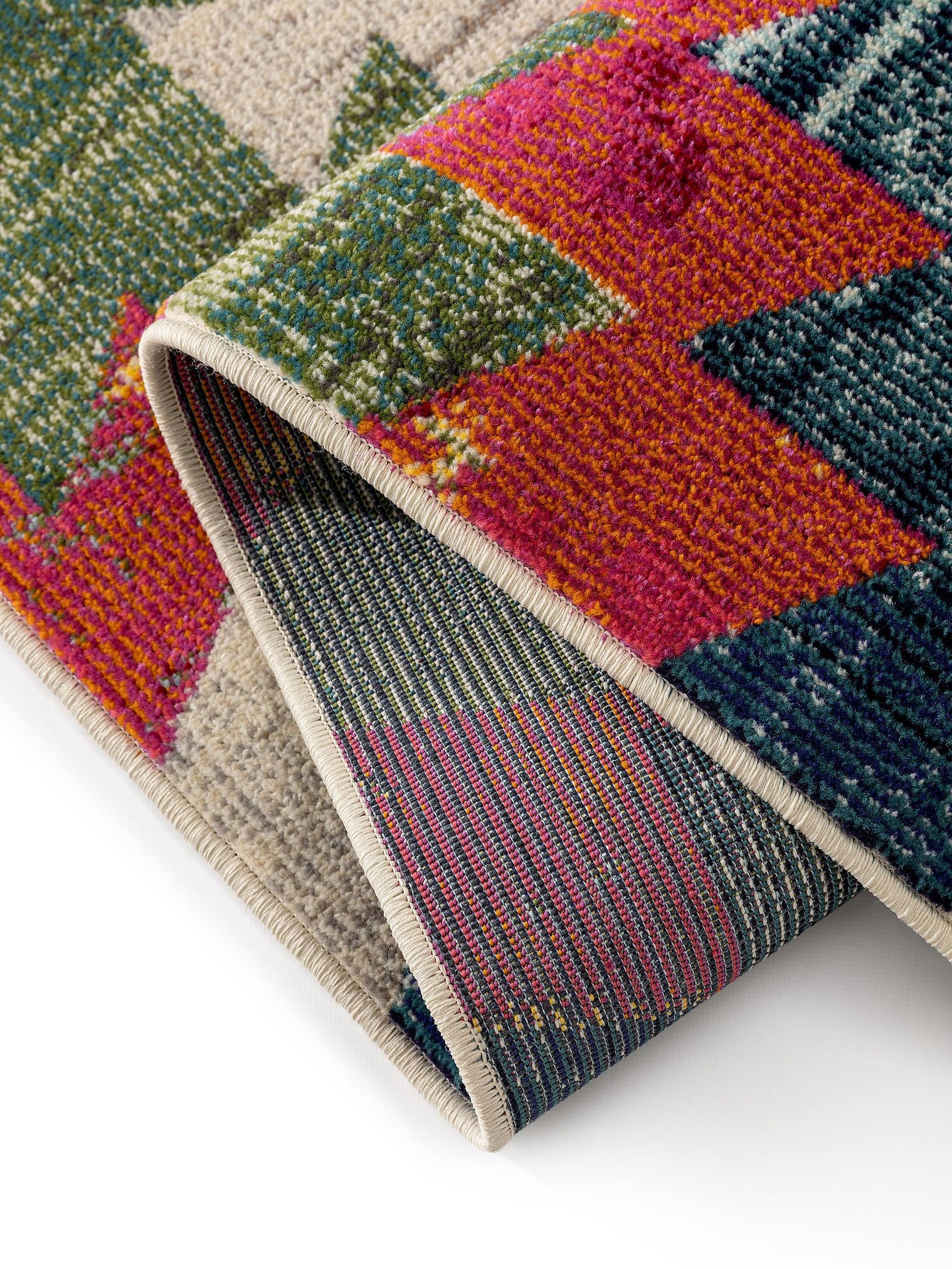 Teppich aus 100% Polypropylen in Multicolor mit 11 bis 20 mm hohem Flor von benuta Nest