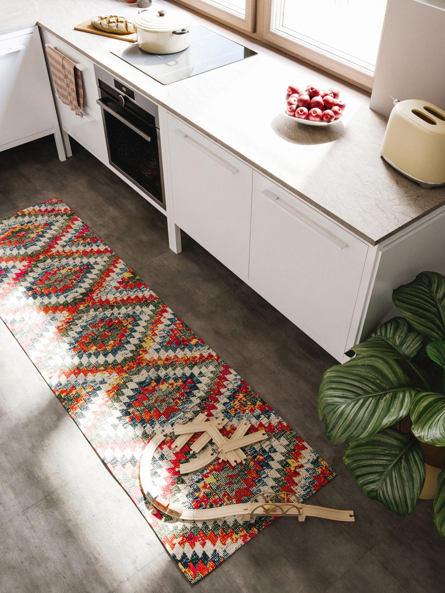 Alfombra de 100% Polipropileno en Multicolor con un pelo de {{Placeholder_Pile Height}} de altura de benuta Nest