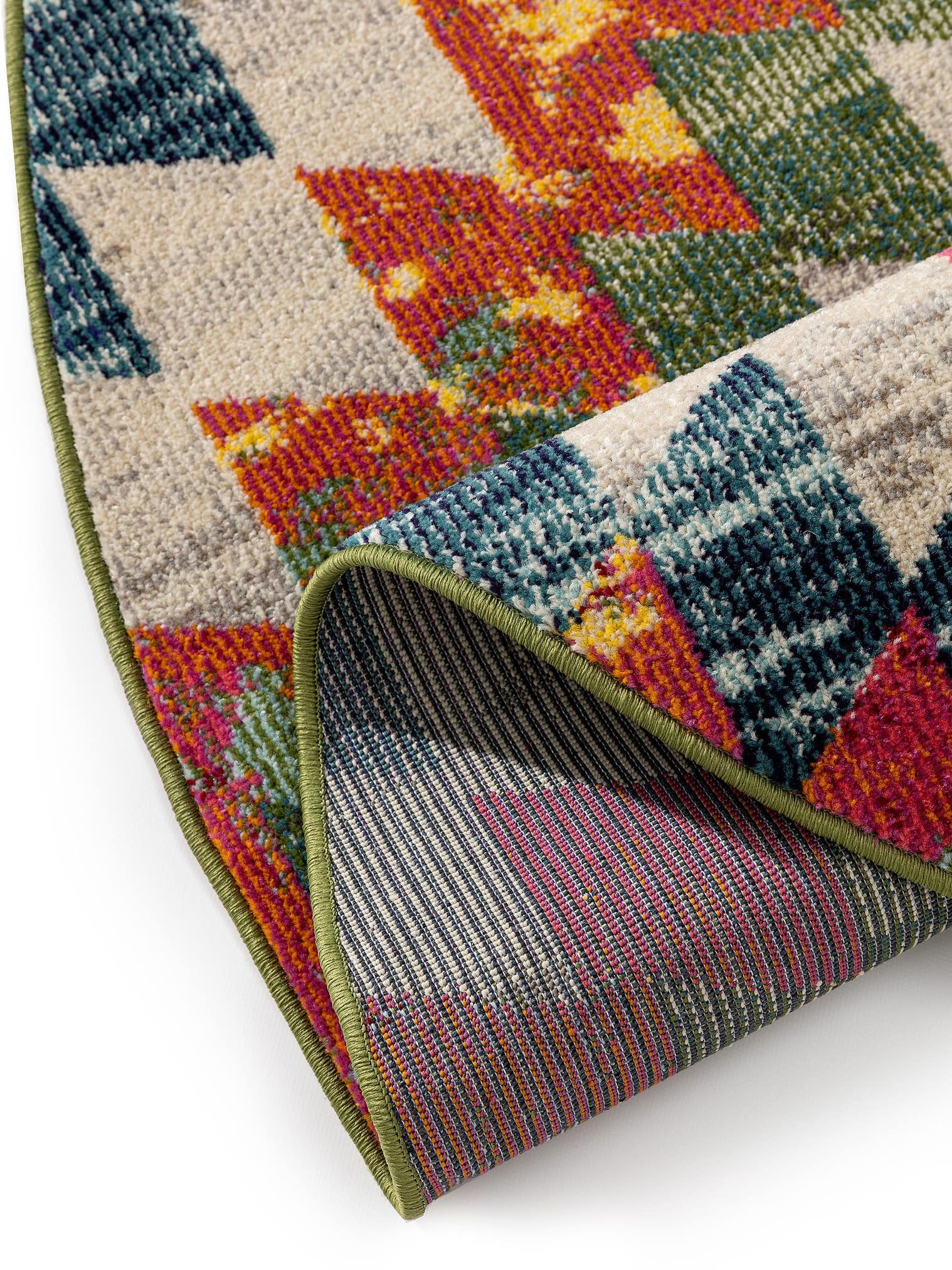 Teppich aus 100% Polypropylen in Multicolor mit 11 bis 20 mm hohem Flor von benuta Nest