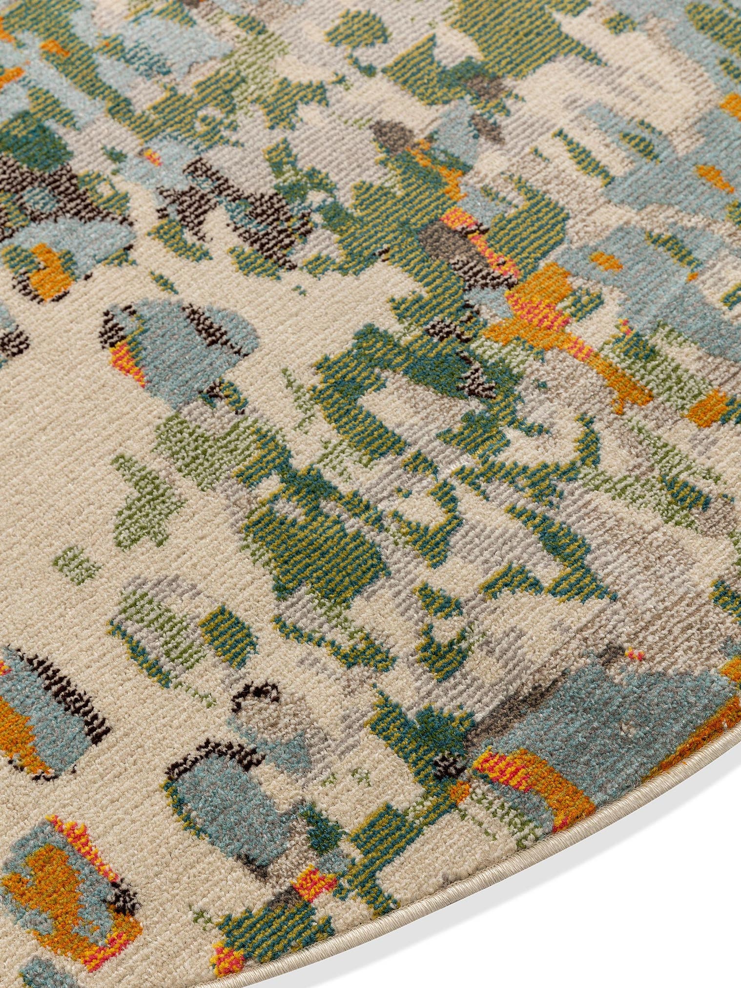 Teppich aus 100% Polypropylen in Multicolor mit 11 bis 20 mm hohem Flor von benuta Nest
