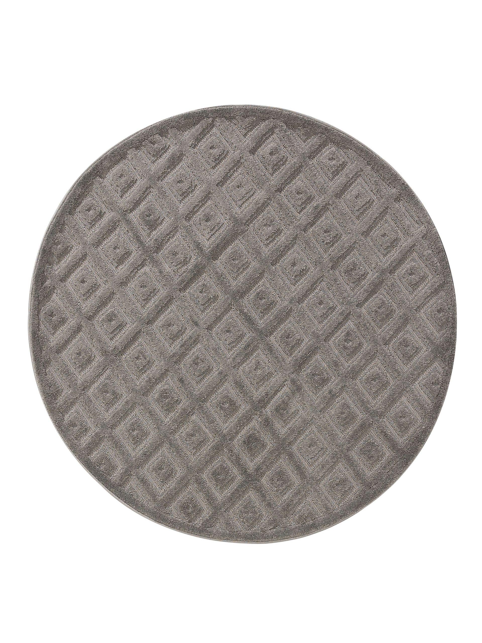 Matta av 100% Polypropylen i Grå med 11 - 20 mm hög lugg från benuta Basic