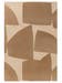 Teppich aus recyceltem Material Smilla Beige