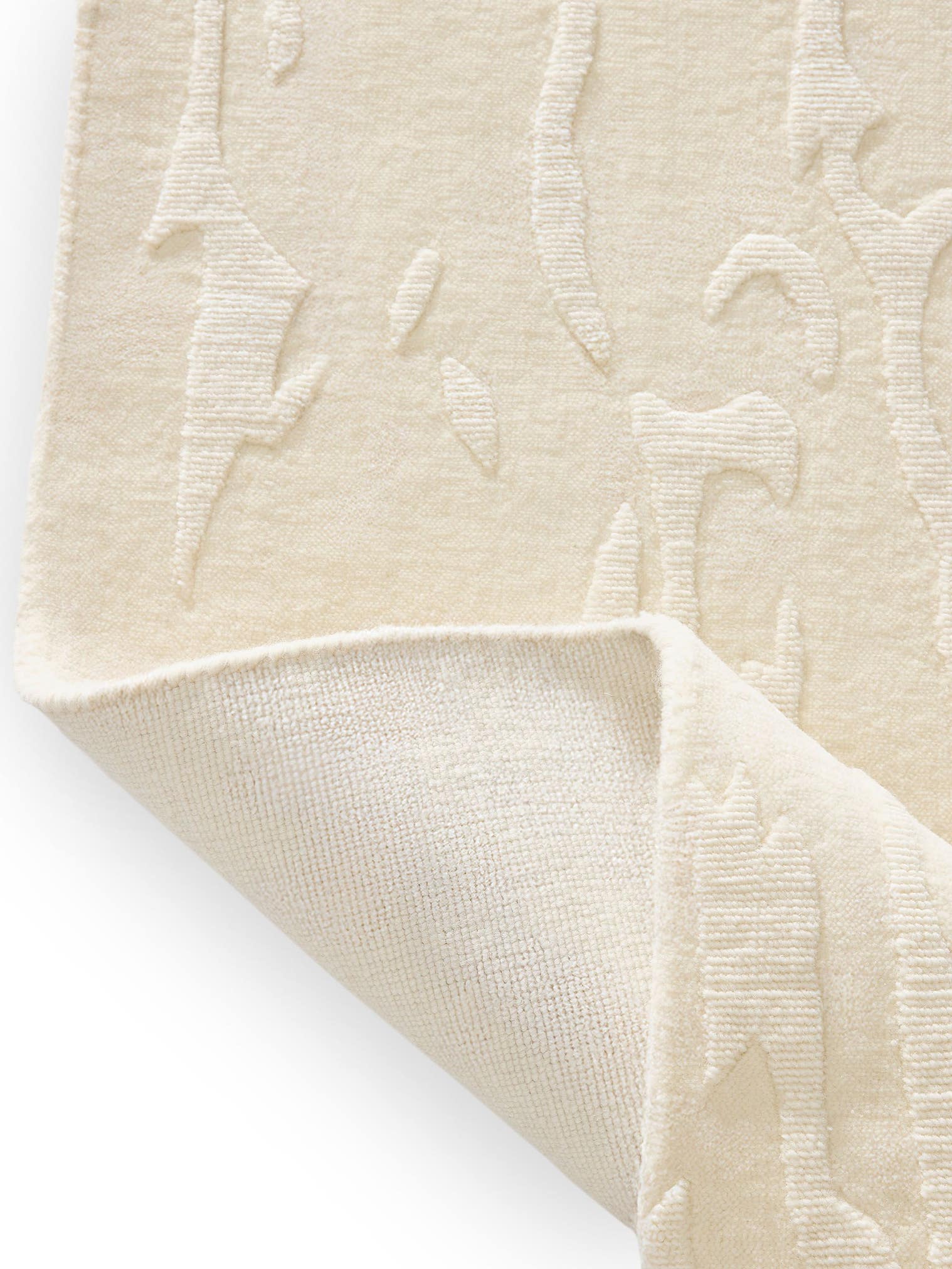 Rug made of 100% Wool from (New Zealand) in Beige with a 11 - 20 mm high pile by benuta Finest