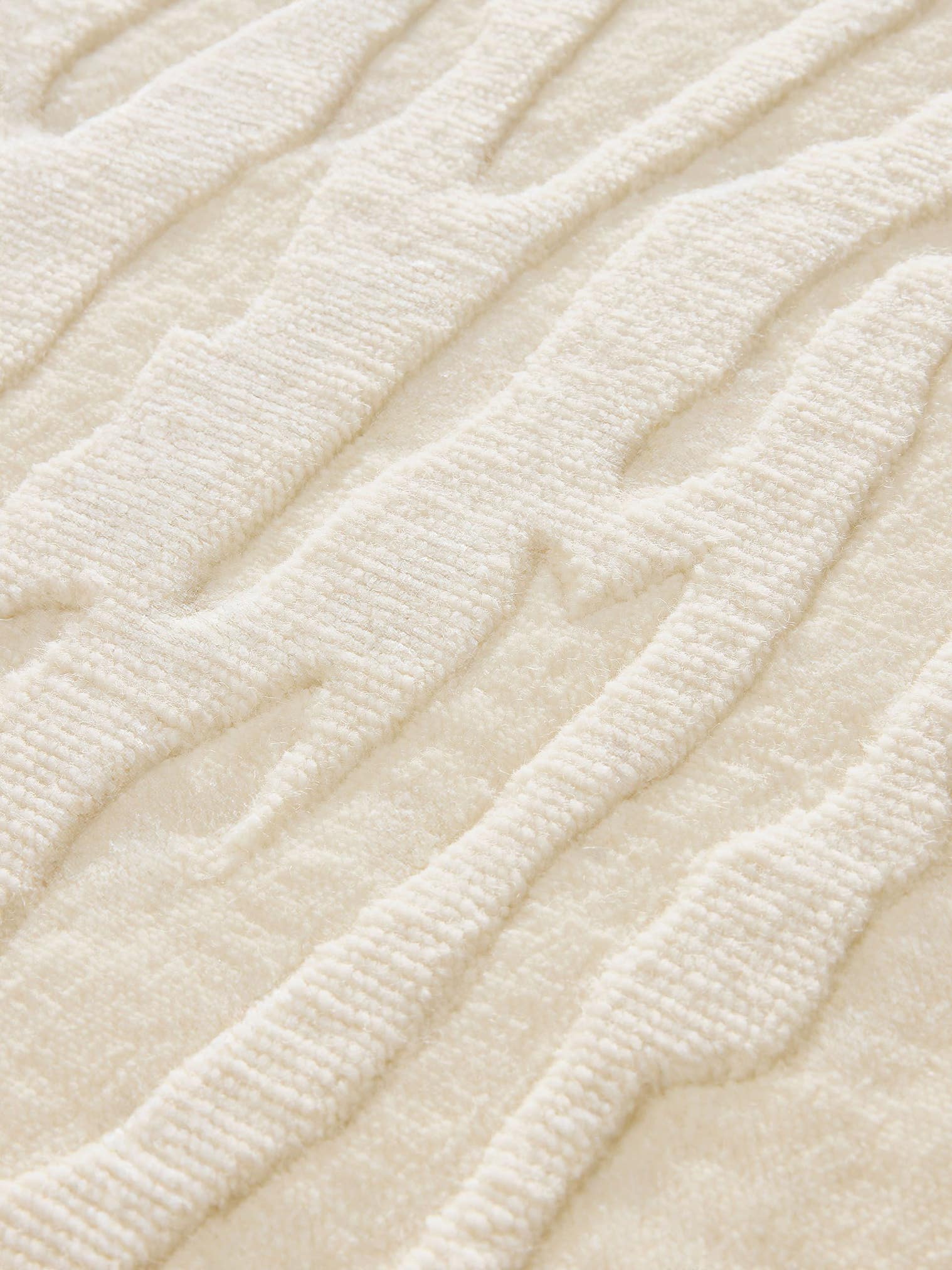 Rug made of 100% Wool from (New Zealand) in Beige with a 11 - 20 mm high pile by benuta Finest