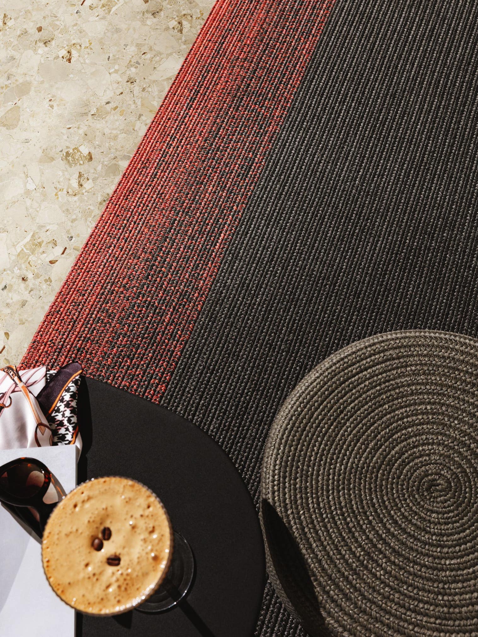 Rug made of 70% Polypropylene, 30% Polyester in Grey with a 1- 5 mm high pile by benuta Finest