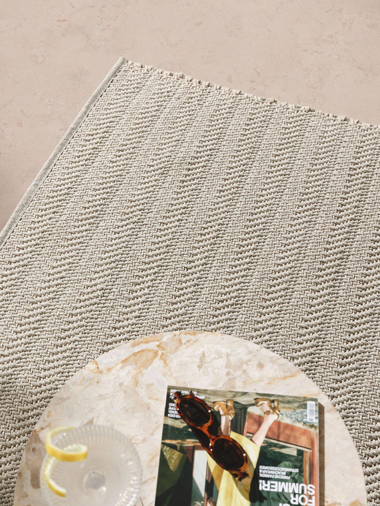 Alfombra de 100% Polipropileno en Beige con un pelo de {{Placeholder_Pile Height}} de altura de benuta Finest