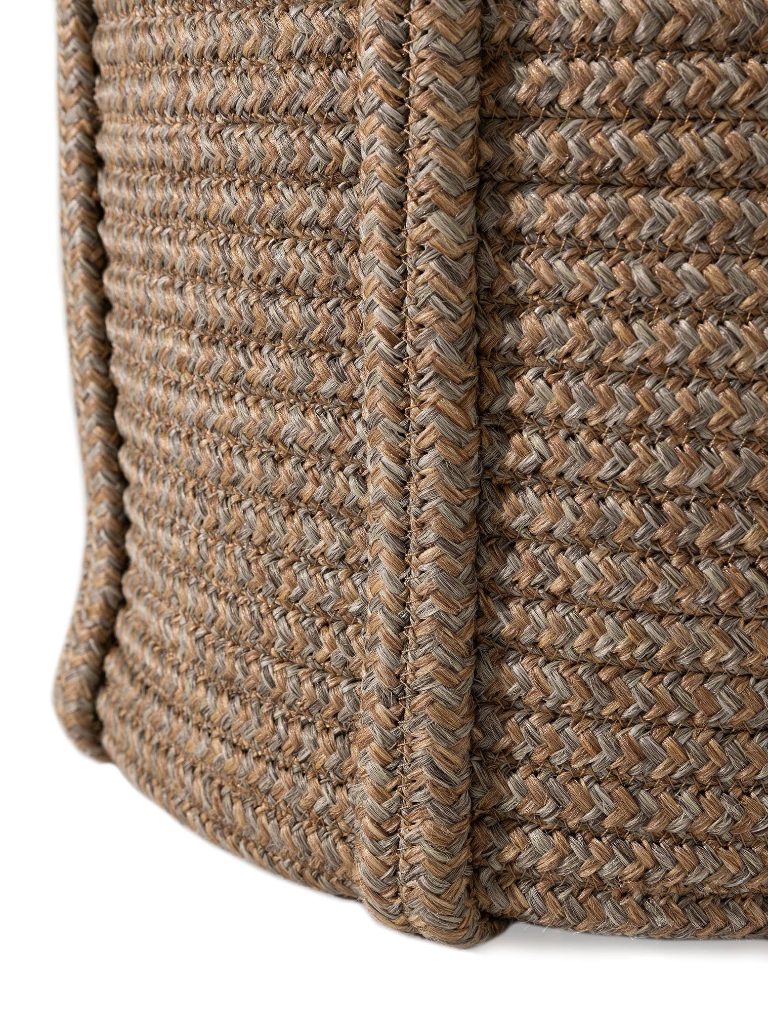 In- & Outdoor Korb Noe Cream/Beige im Design Uni aus 60% Polyester, 40% Polypropylen von benuta Finest