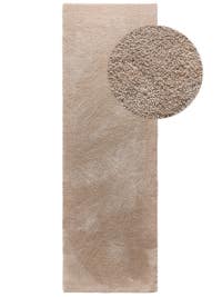 Waschbarer Hochflorteppich Melvin Beige