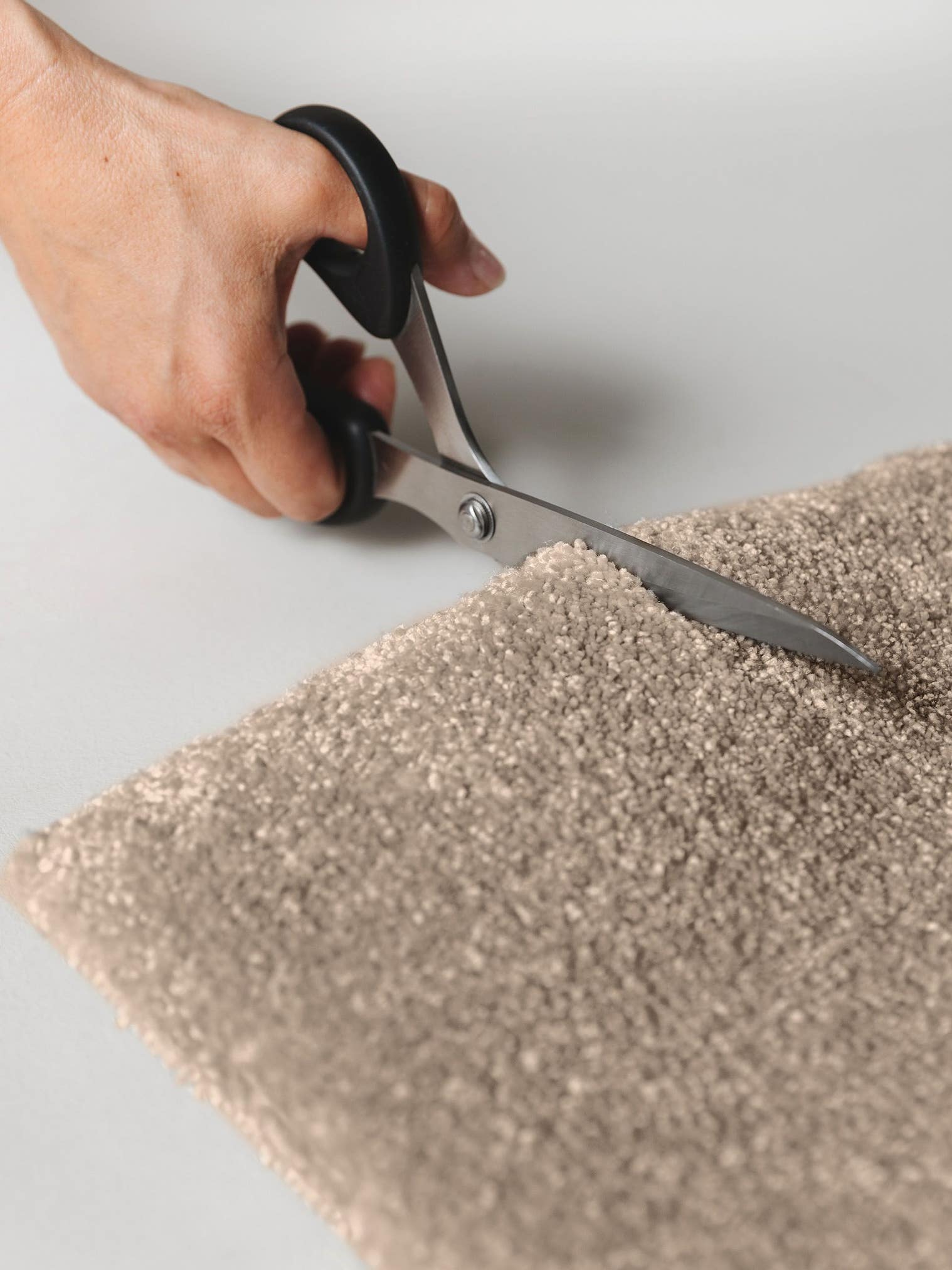 Teppich aus 100% Polypropylen in Beige mit 11 bis 20 mm hohem Flor von benuta Nest