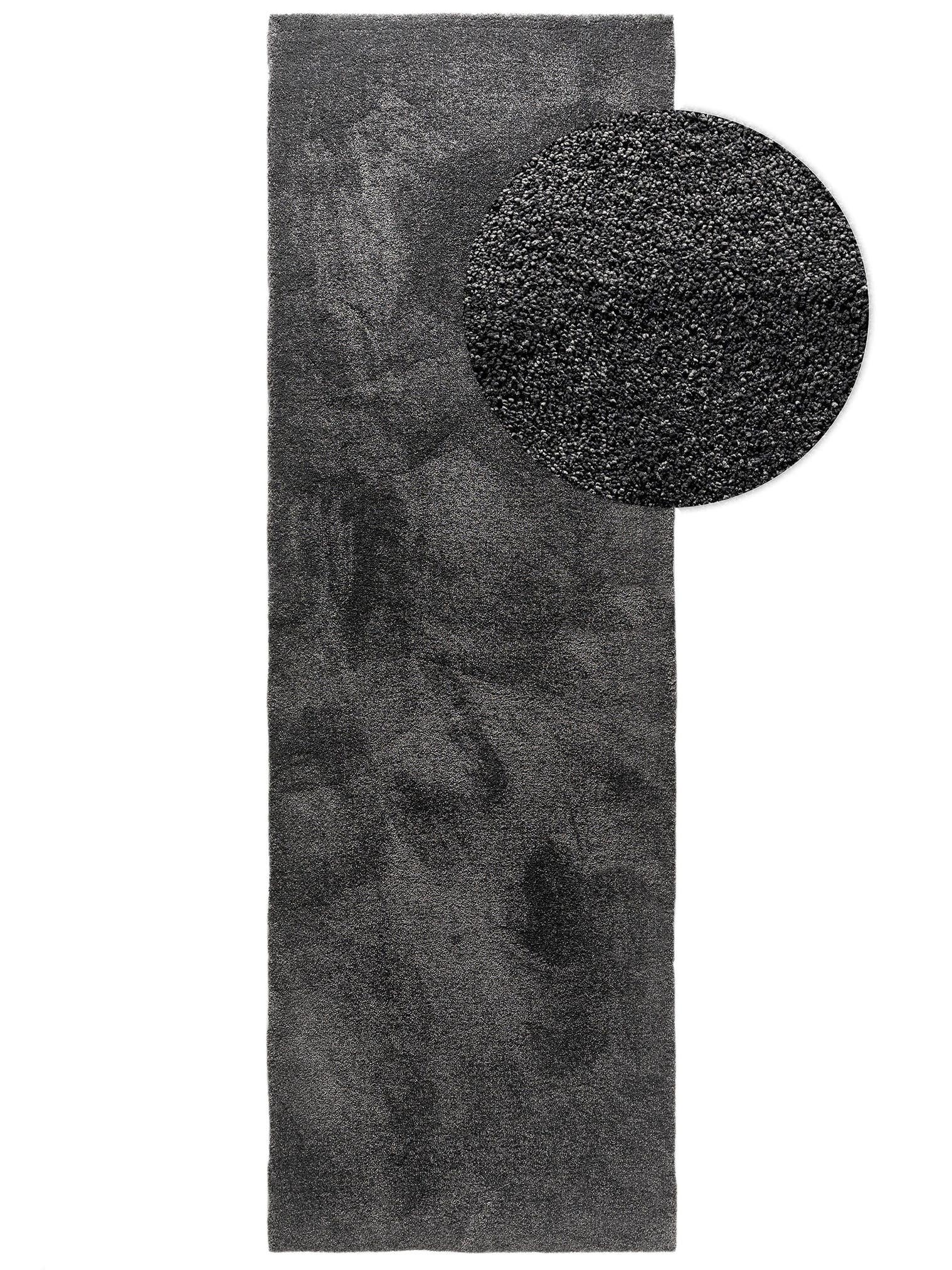 Tappeto di 100% Polipropilene in Grigio con pelo alto 11 - 20 mm da benuta Nest