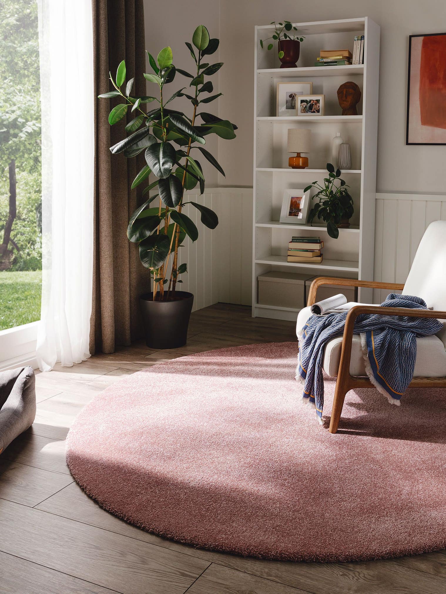 Alfombra de 100% Polipropileno en Rosa con un pelo de {{Placeholder_Pile Height}} de altura de benuta Nest