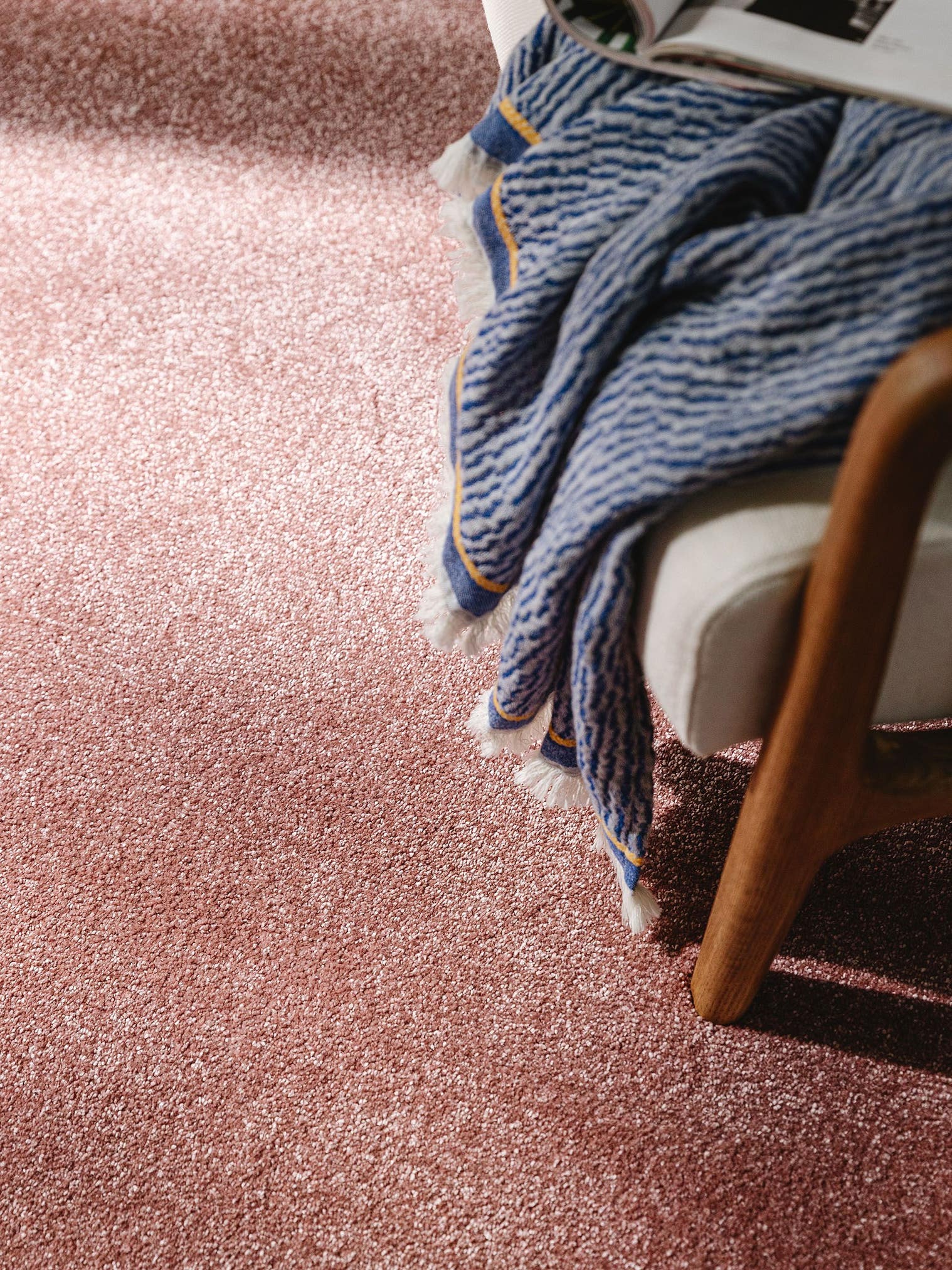 Alfombra de 100% Polipropileno en Rosa con un pelo de {{Placeholder_Pile Height}} de altura de benuta Nest