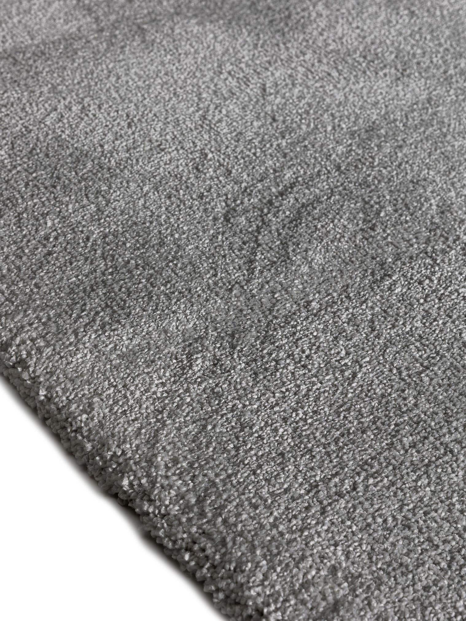 Teppich aus 100% Polypropylen in Grau mit 11 bis 20 mm hohem Flor von benuta Nest
