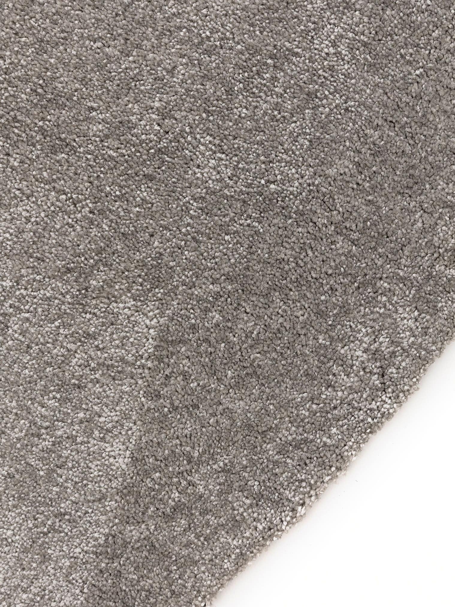 Tæppe af 100% polyester (30% genanvendt) i Grå med 11 - 20 mm høj luv fra benuta Nest