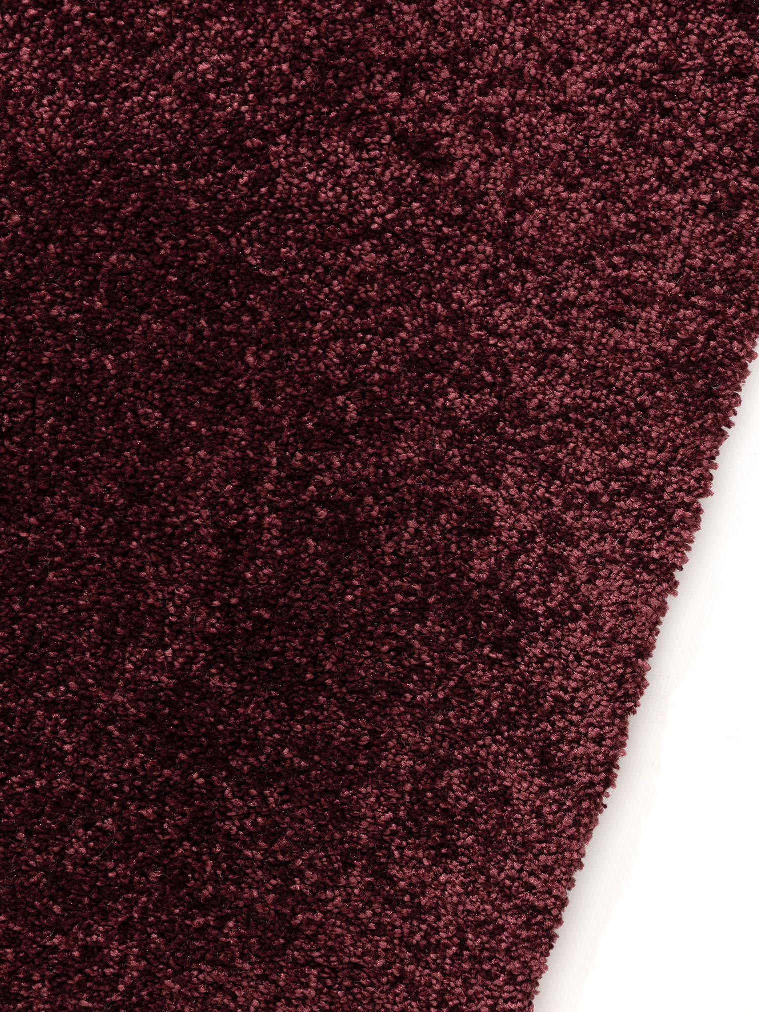 Rug made of 100% polyester (30% recycled) in Red with a 11 - 20 mm high pile by benuta Nest