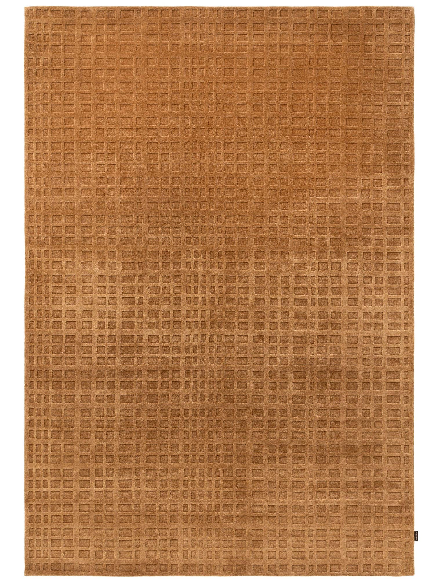 Tapis en 50% Laine, 50% Viscose en Beige avec une pile de 11 - 20 mm de hauteur de benuta Finest