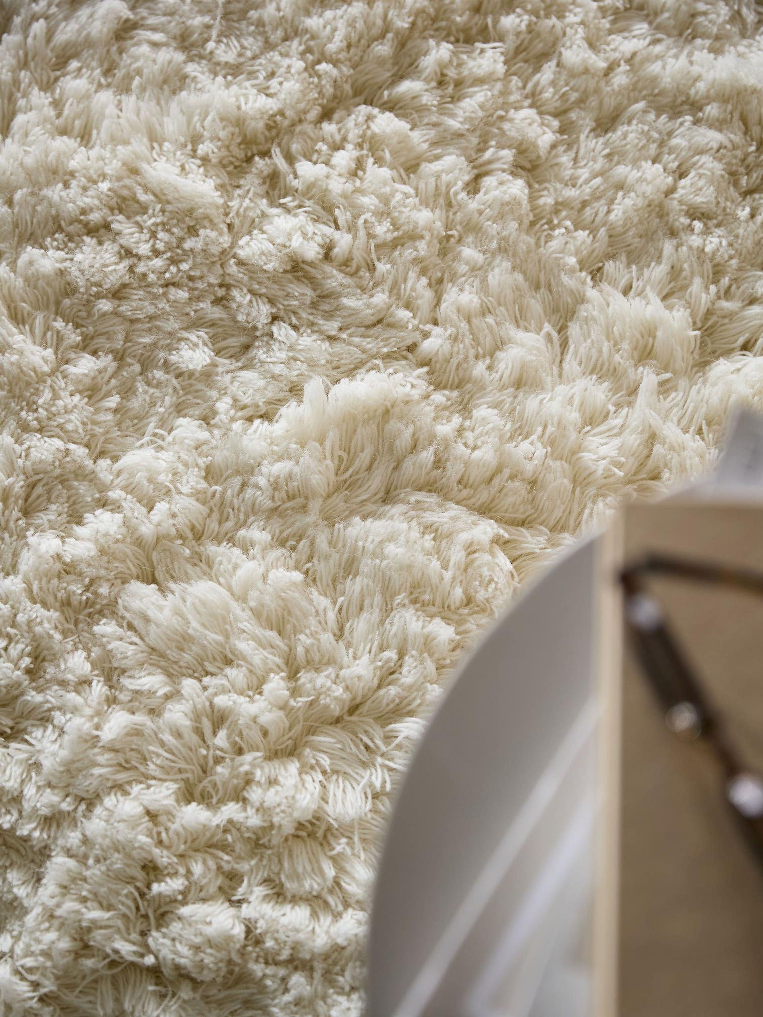 Alfombra de 100% Lana en Beige con un pelo de {{Placeholder_Pile Height}} de altura de benuta Pure