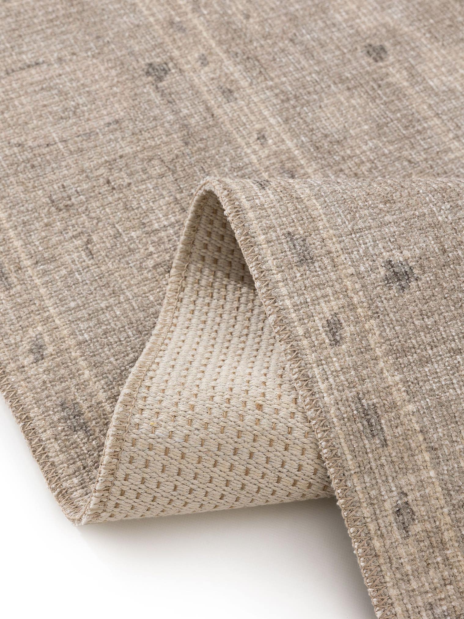 Koberec z 50% Polyester, 50% Polycotton v Grey s vlasem výšky do 5 mm od benuta Nest