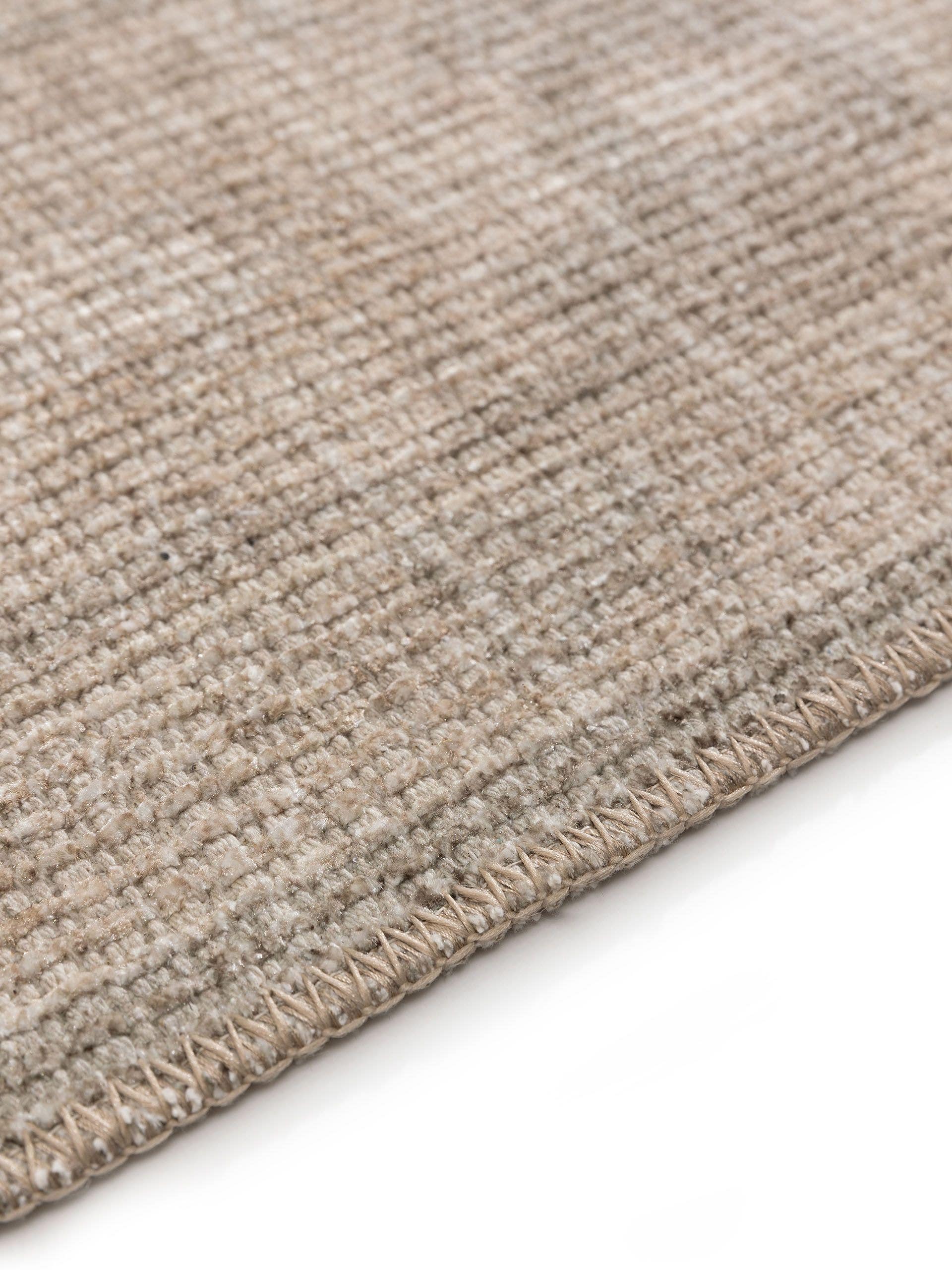 Rug made of 50% Polyester, 50% Polycotton in Beige with a 1- 5 mm high pile by benuta Nest