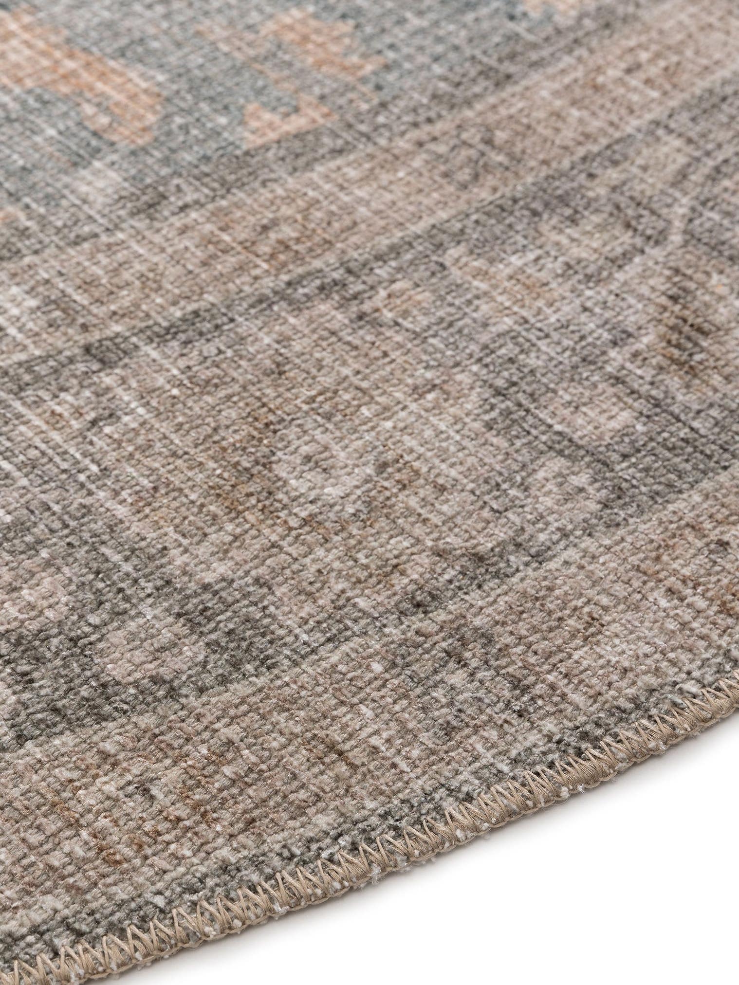 Koberec z 50% Polyester, 50% Polycotton v Modrá s vlasem výšky do 5 mm od benuta Nest