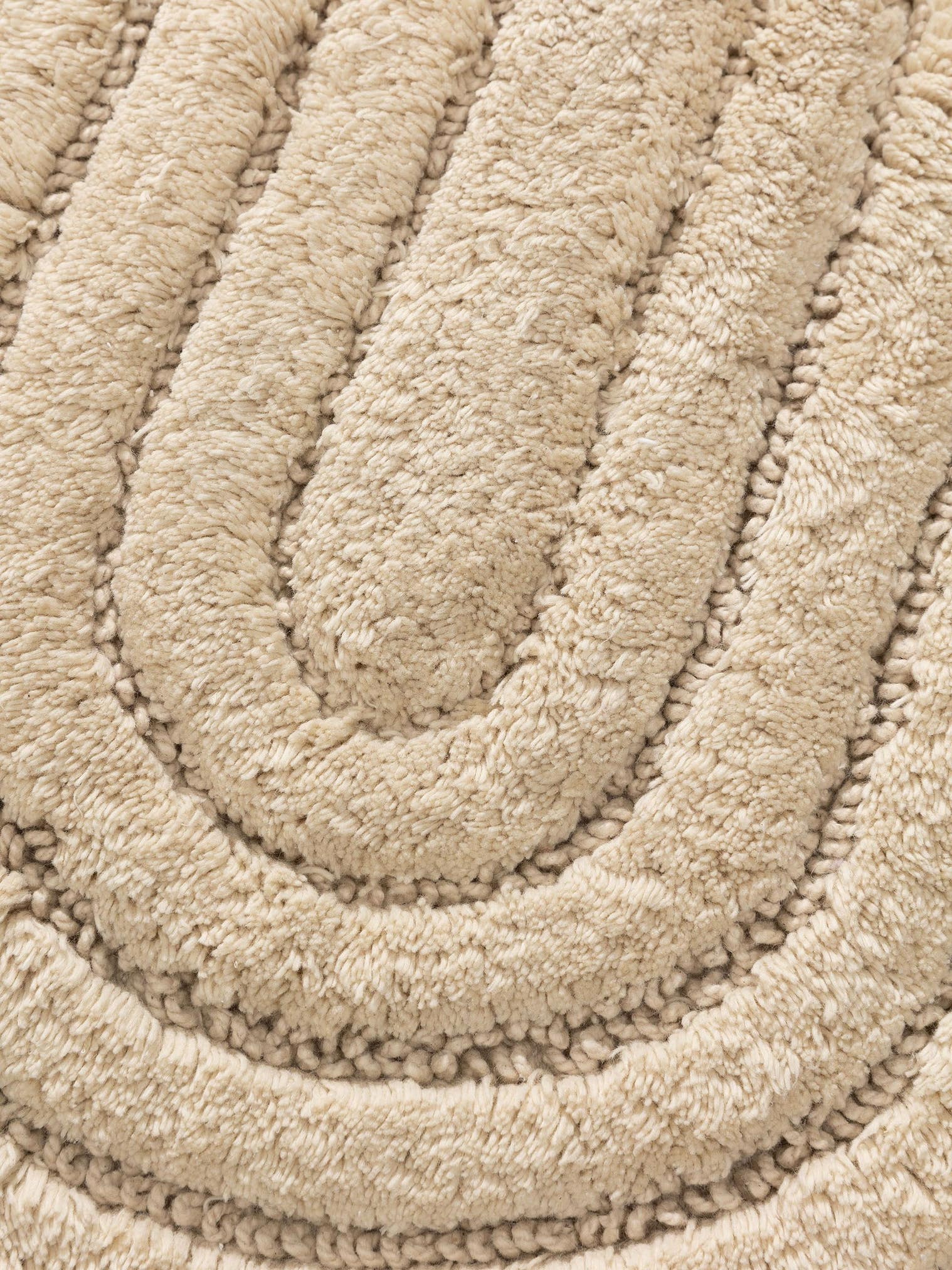 Tappeto di 100% Cotone in Beige con pelo alto 11 - 20 mm da benuta Pop