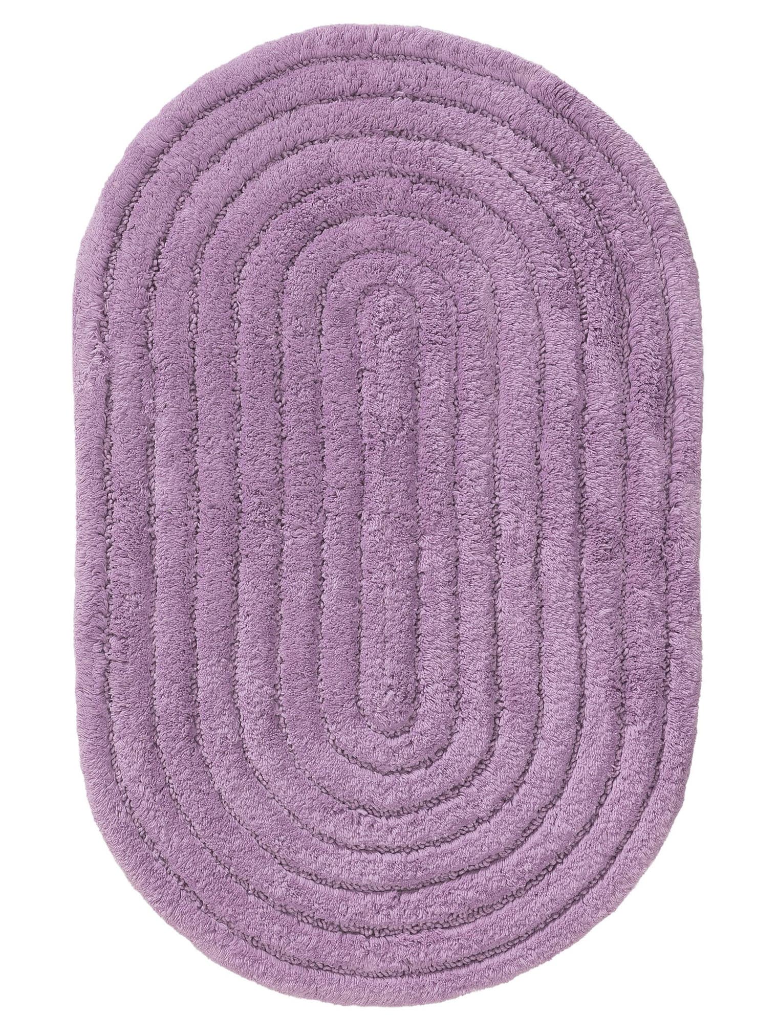 Teppich aus 100% Baumwolle in Lila mit 11 bis 20 mm hohem Flor von benuta Pop