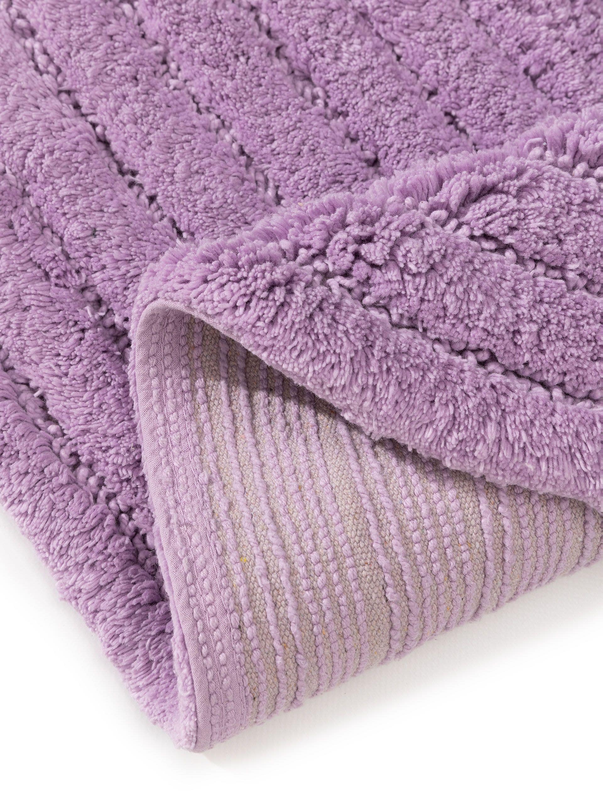 Tapijt van 100% Katoen in Purper met een 11 - 20 mm hoge pool van benuta Pop