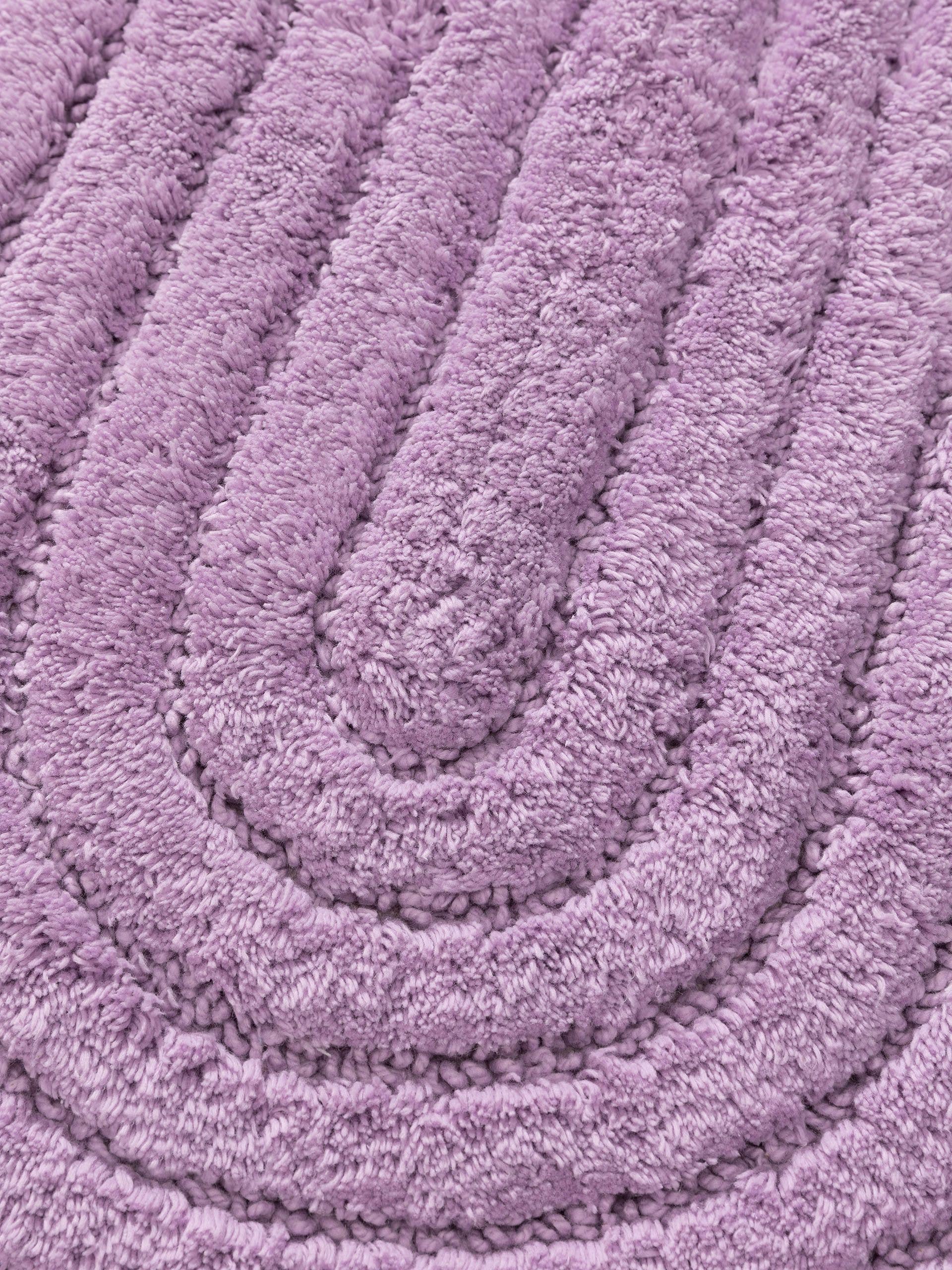 Tapijt van 100% Katoen in Purper met een 11 - 20 mm hoge pool van benuta Pop