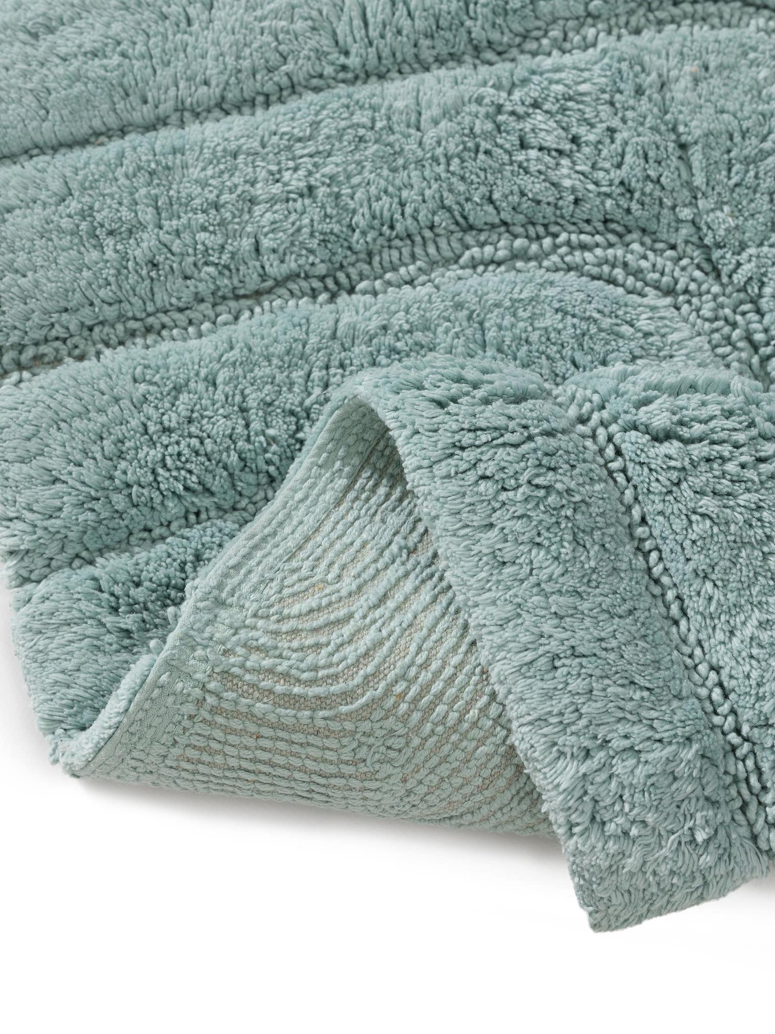 Teppich aus 100% Baumwolle in Blau mit 11 bis 20 mm hohem Flor von benuta Nest