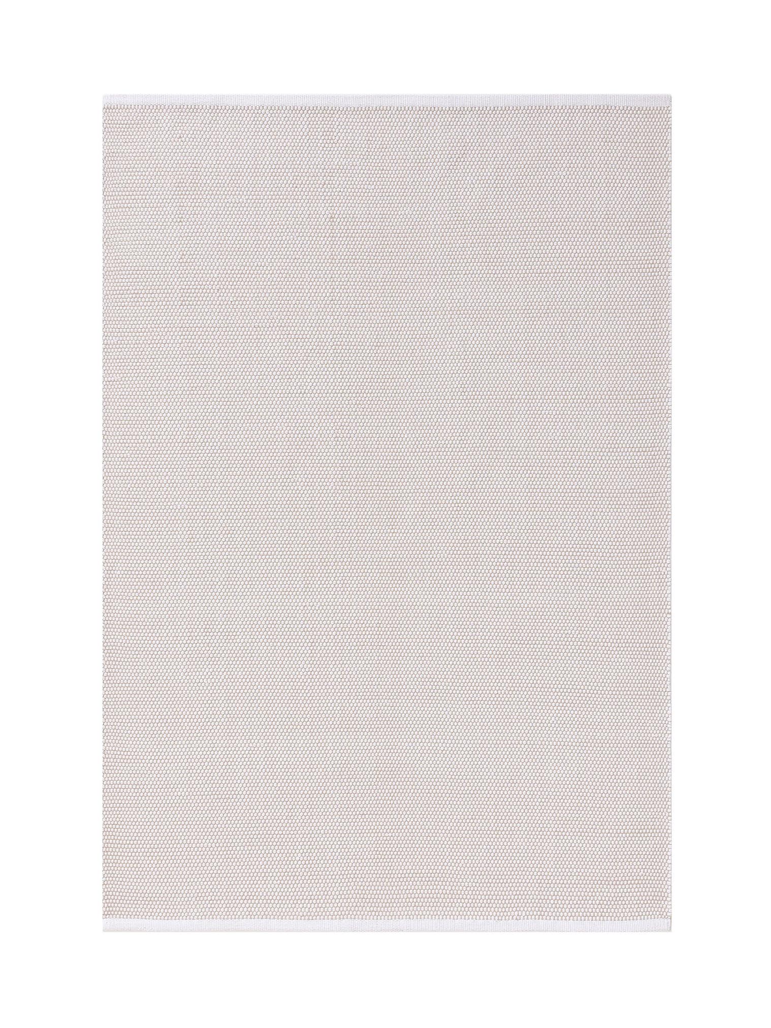 Teppich aus 100% Baumwolle in Beige mit bis 5 mm hohem Flor von benuta Basic