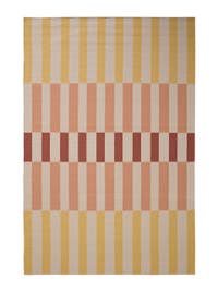 Flachgewebeteppich Judith Multicolor/Gelb