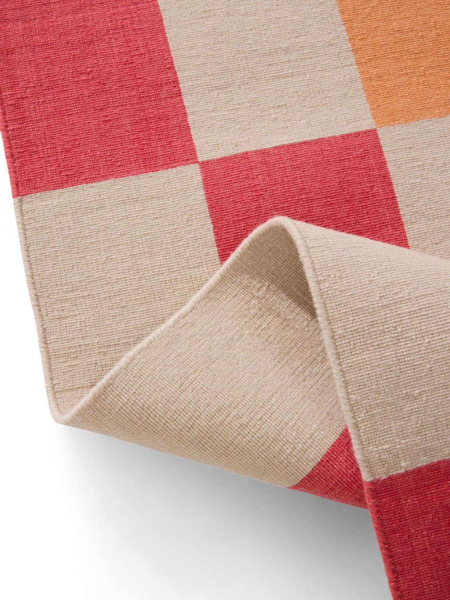 Teppich aus 100% Wolle in Multicolor mit bis 5 mm hohem Flor von benuta Nest