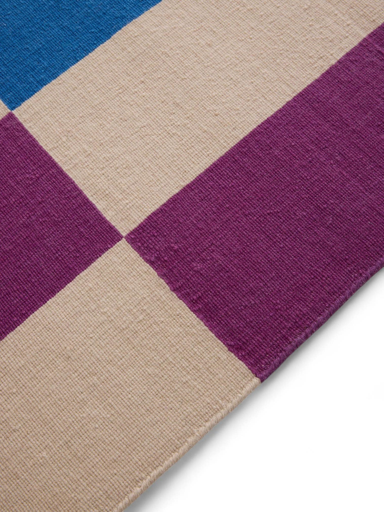 Teppich aus 100% Wolle in Multicolor mit bis 5 mm hohem Flor von benuta Nest