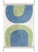 Kinderteppich Ruby Blau/Grün