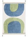 Kids rug Ruby Blue/Green