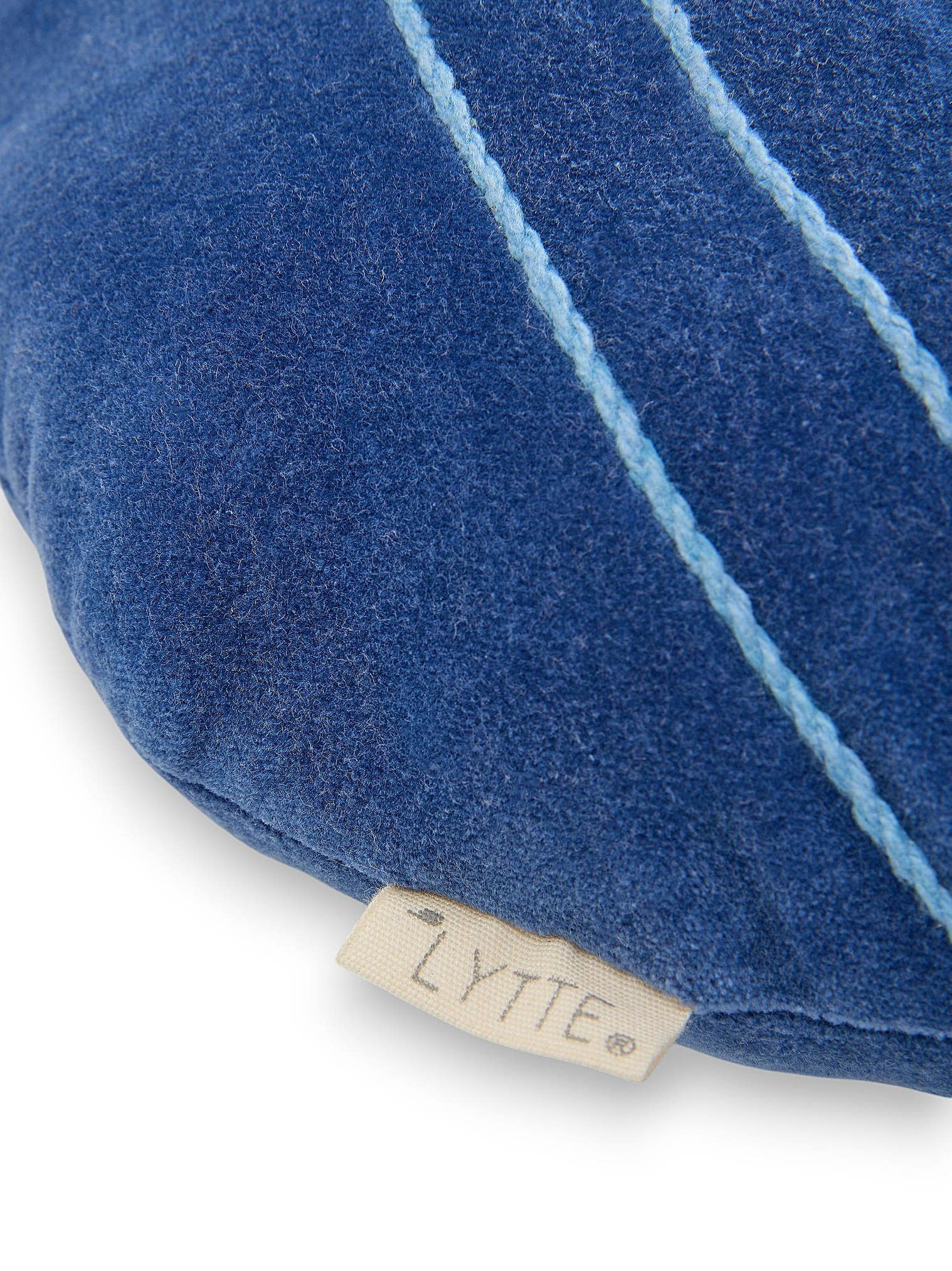Coussin Alex Bleu en motif KidsDesign en 100% Coton de Lytte
