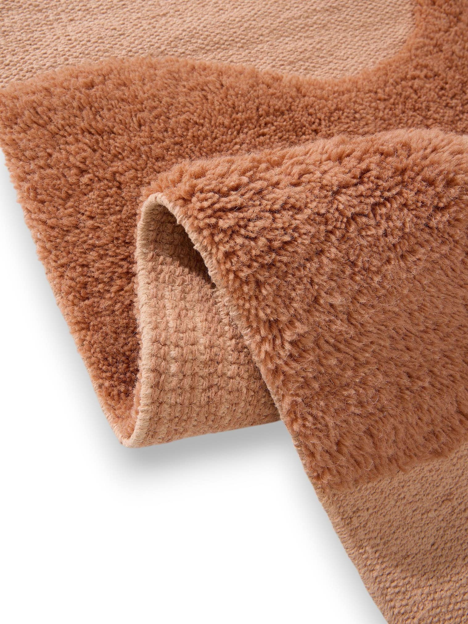 Tapete de 60% algodão, 40% lã em Cor-de-rosa com pelo de 11 a 20 mm de altura da Lytte
