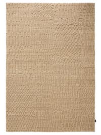 Handgeknüpfter Wollteppich Lisa Beige