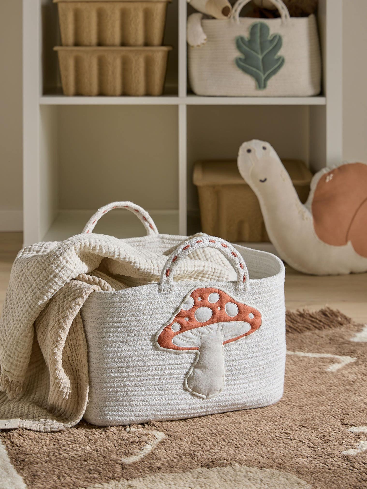 Kurv Isa Cremehvid i KidsDesign-design lavet af 100% Bomuld fra Lytte