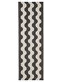 In- & Outdoor Runner Metro Black/White