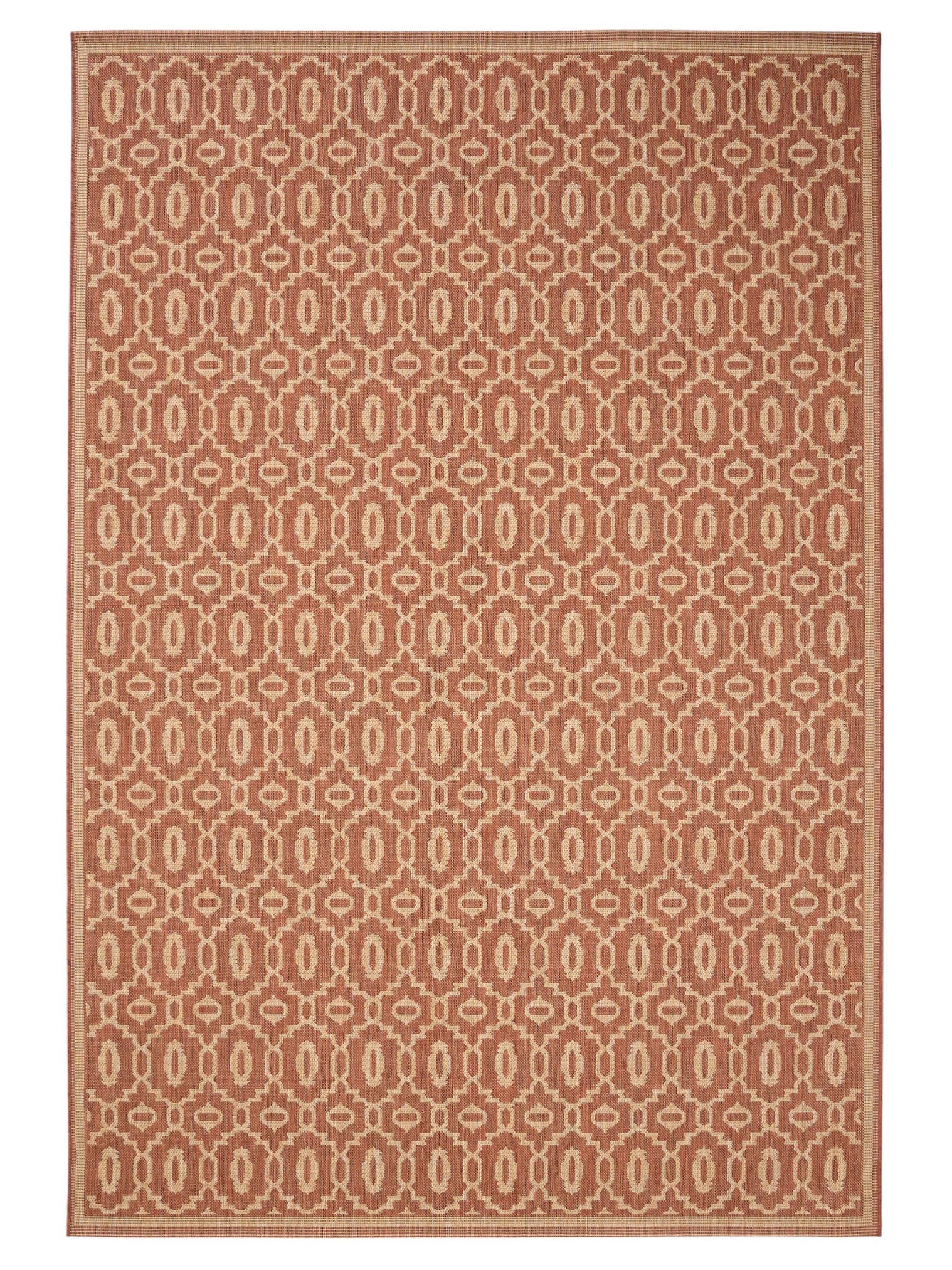 Tapijt van 100% Polypropyleen in Beige met een 1- 5 mm hoge pool van benuta Nest