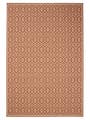 In- & Outdoor-Teppich Metro Beige/Rot