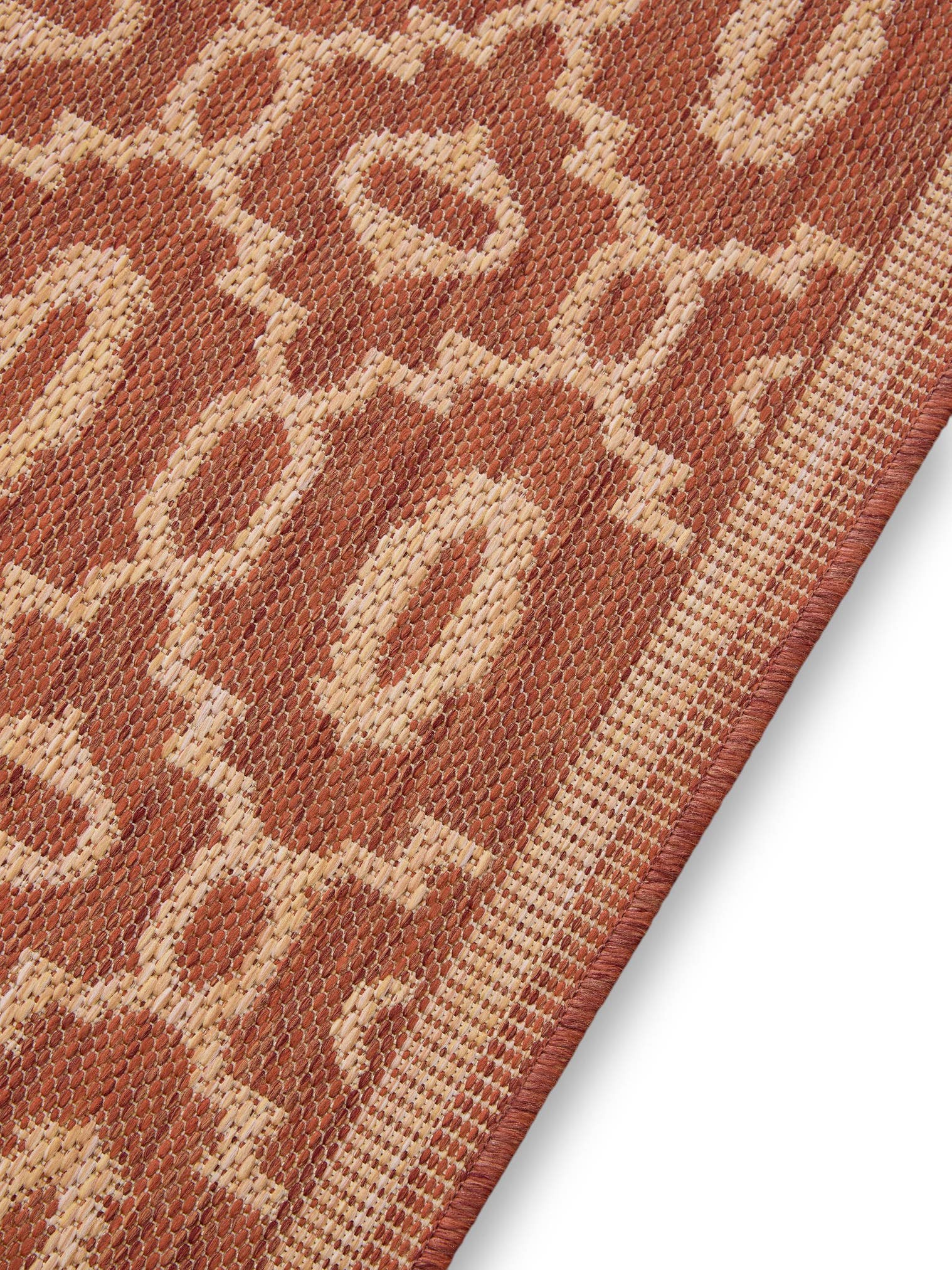 Tapijt van 100% Polypropyleen in Beige met een 1- 5 mm hoge pool van benuta Nest
